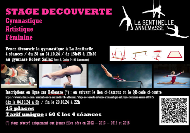Stage Découverte : pour en savoir plus, cliquez sur l'image ! Stage Découverte : pour en savoir plus, cliquez sur l'image !