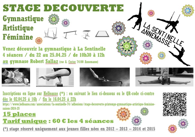 Stage Découverte vacances de Printemps - cliquez ici !