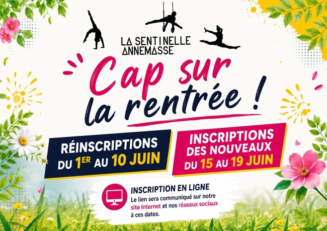 INSCRIPTIONS / REINSCRIPTIONS : cliquez ici !
