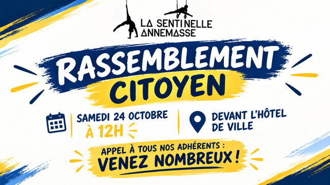 Invitation au rassemblement citoyen du 24 octobre à 12h Invitation au rassemblement citoyen du 24 octobre à 12h