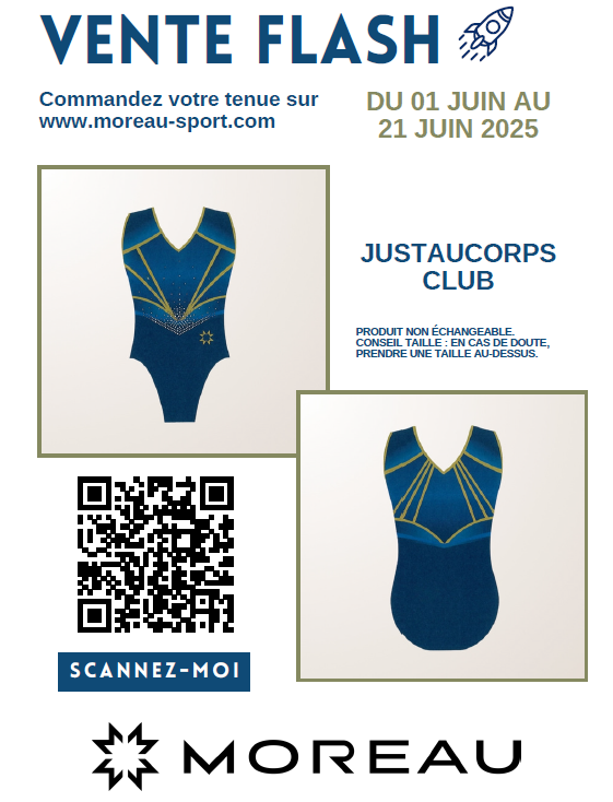 JUSTAUCORPS D'ENTRAINEMENT MOREAU - vente flash