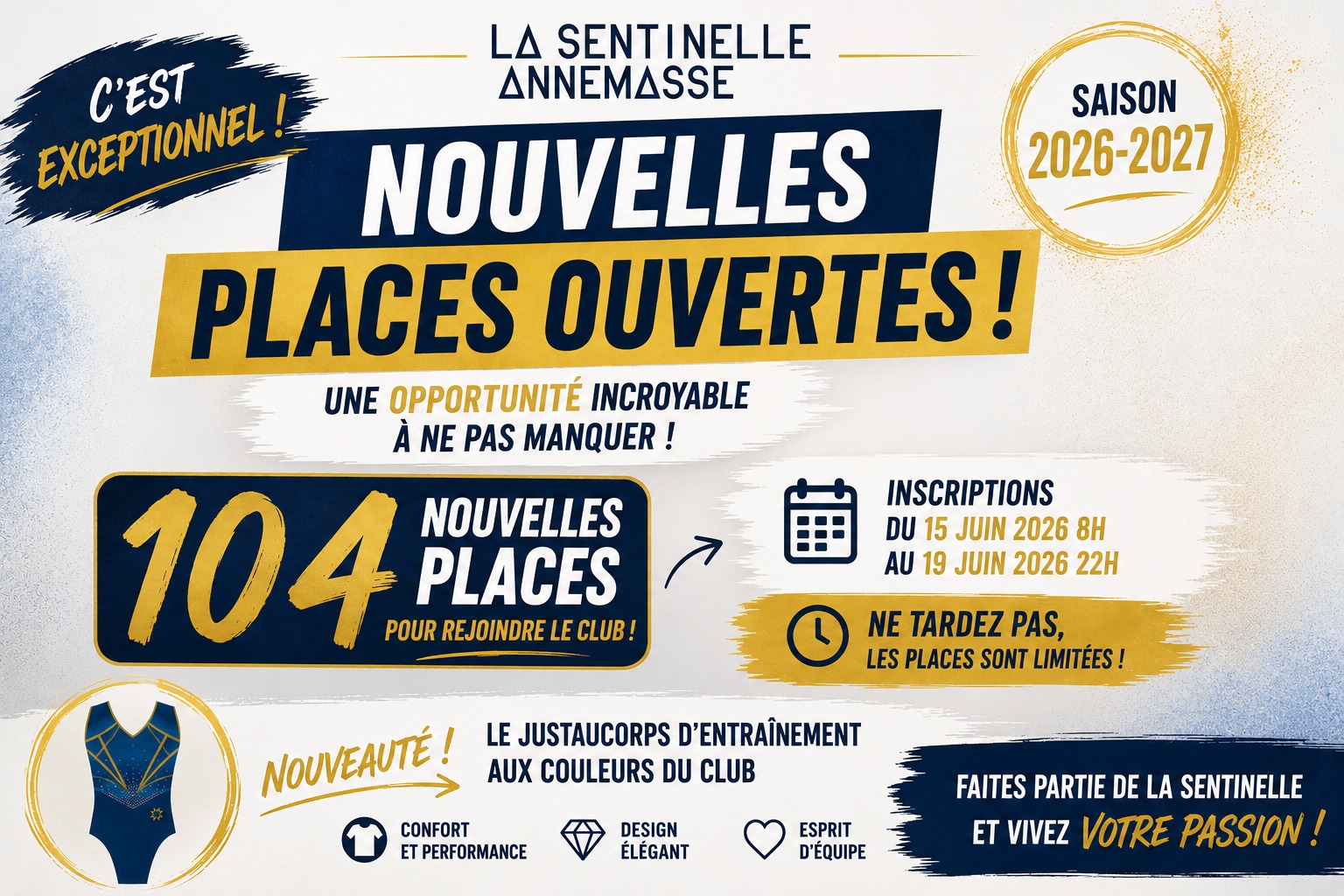INSCRIPTIONS _ SAISON 2026-2027 : cliquez ici !